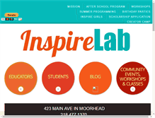 Tablet Screenshot of inspireinnovationlab.org